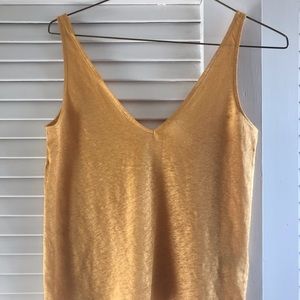 Linen top with earrings as a set